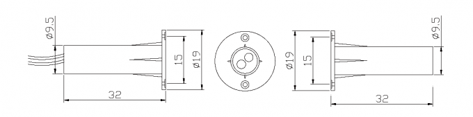 CE certifiedRecessed door switch sensor in ABS material ideal for window