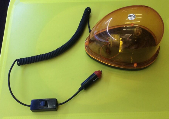 12V Halogen/LED magnetic strobe siren for car accessories