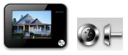 3.5" best selling sigital door viewer Night vision,120 degree super width viewing angle
