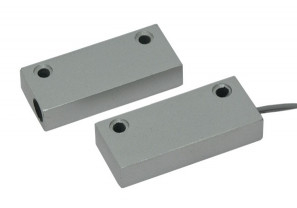 CE Certified Surface mounted magnetic contact in Zinc-alloyed Ideal for metal door/ window