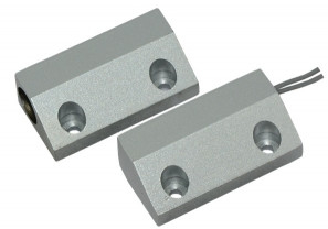 Surface mounted magnetic contact in Zinc-alloyed with Gap of 40-60MM Ideal for metal door/ window