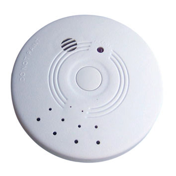 standalone Smoke detector in power source:9VDC battery and Size:110mmX25mm