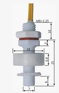 mini size float level switch, ideal for water