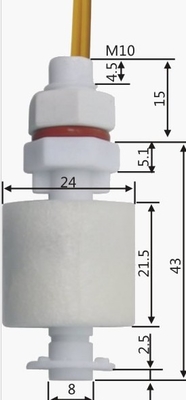 mini size float level switch, ideal for water