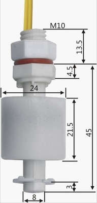 vertical installation float level switch, ideal for water