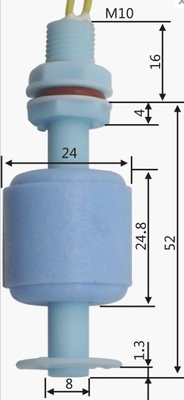 vertical installation float level switch, ideal for water