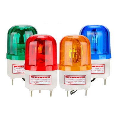 2 wires Rotary IP55 LED Warning Light Alarm Light with Sound In ABS material for out door application