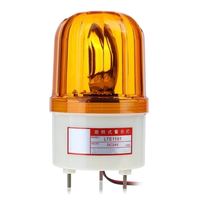 2 wires Rotary IP55 LED Warning Light Alarm Light with Sound In ABS material for out door application