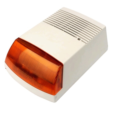 Outdoor Sound strobe security alarm with flash waterproof light siren ABS house