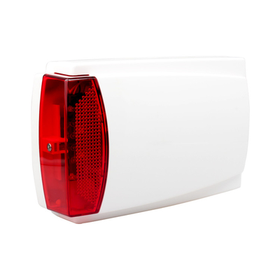 Outdoor Alarm Siren with Red Strobe Flashing Light for Home Security System in 103DB sound