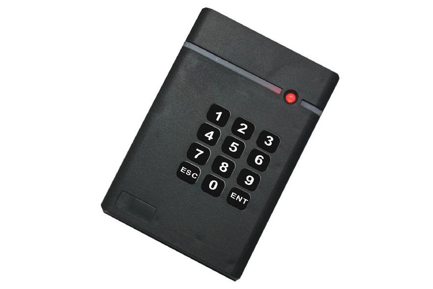 204A 5 to 10 cm short range 125 KHz or 13.56 MHz PIN keyboard reader with wiegand 26, 34 protocol