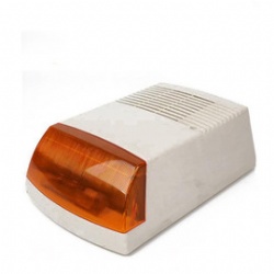 Outdoor Sound strobe security alarm with flash waterproof light siren ABS house